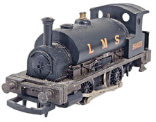 Hornby Model R300 OO LMS Black Class 0F Pug 0-4-0 16023 Steam Loco Runner Unbox.