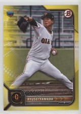 2022 Bowman NPB Nippon Professional Baseball Yellow /150 Ryusei Yamada #115 0sk9