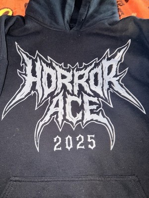 Horror Ace 2025 Goth Hoodie (Black) CUSTOM MADE MERCH!!! (LIMITED EDITION)