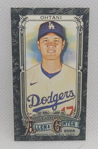 2025 Topps Allen & Ginter - Shohei Ohtani #132 Mini Black Bordered