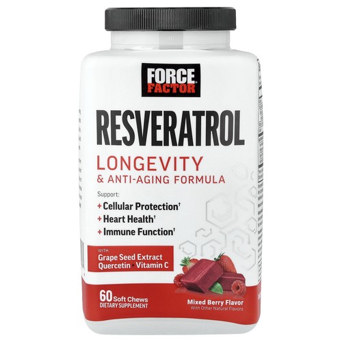 Resveratrol, Mixed Berry, 60 Soft Chews