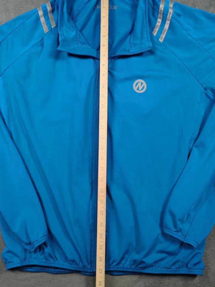 NASHBAR Cycling Jacket Full-Zip Blue Skies 3-Pouch L/S Men's XXL 3x Jersey - Image 4 of 4