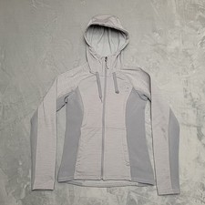 The North Face Hoodie jacket Womens Extra Small Gray Full Zip Hooded Performance