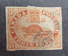 nystamps Canada Stamp # 4d Used $225 L17x706
