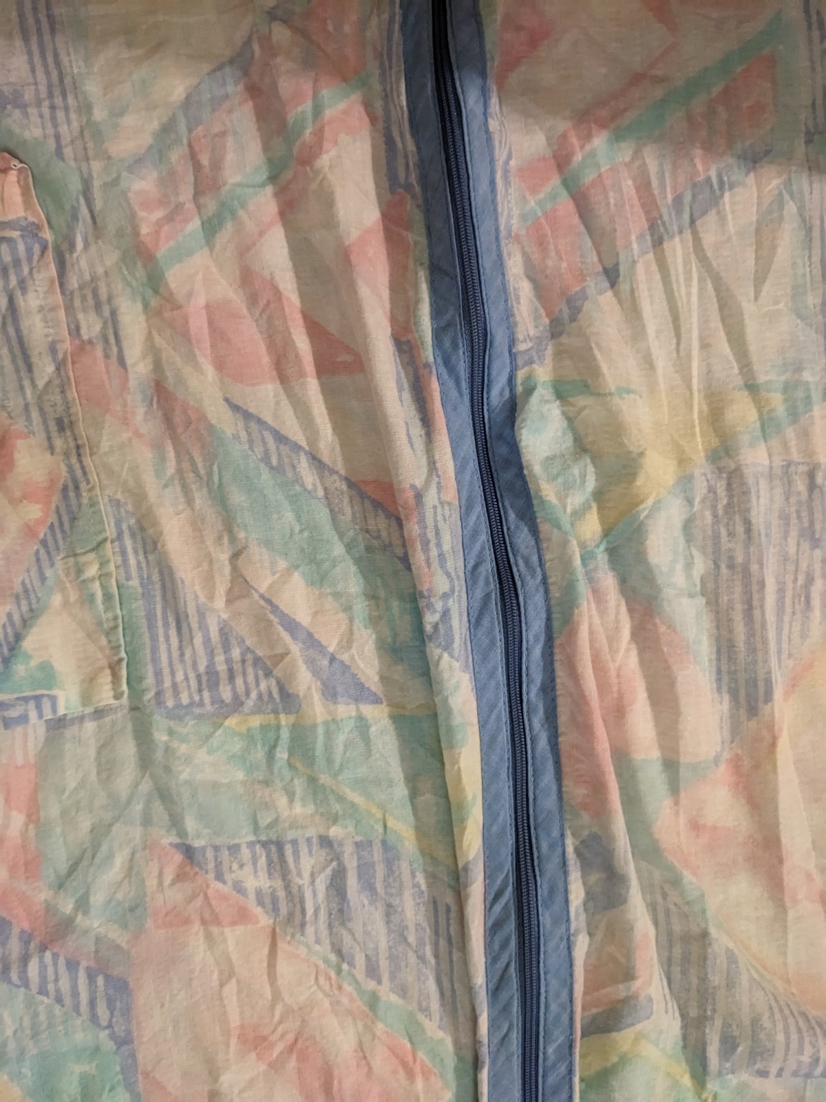 Vintage snap front robe housecoat duster Cottagec… - image 5