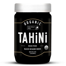 Organic Black Tahini Paste 16 Oz 1Lb - Black Sesame Paste - USDA Certified, Ko
