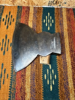 Antique Hand Forged JB STOHLER Broad Axe