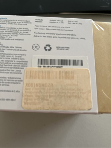 Google Nest 3rd Generation Learning Thermostat T3007ES Stainless Steel A+ Sealed - Picture 3 of 6