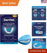 New Professional-Fit Dental Guard, Clear, Night Teeth Grinding Protection