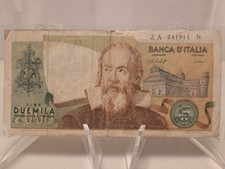1973-1983 2,000 Lire Duemila  Galileo Galilei  Banknote | P#103 | ZA241911N
