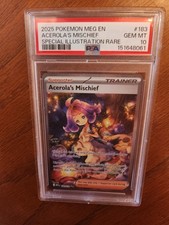 pokemon mega evolution acerola's mischief 183/132 psa 10