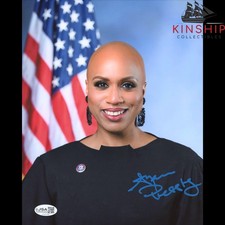 Ayanna Pressley signed 8x10 Photo JSA COA Massachusetts Congresswoman Auto B2496