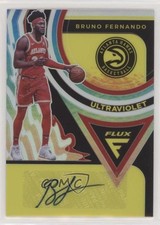 2020-21 Panini Flux Ultraviolet Signatures Silver Prizm Bruno Fernando Auto 1u6
