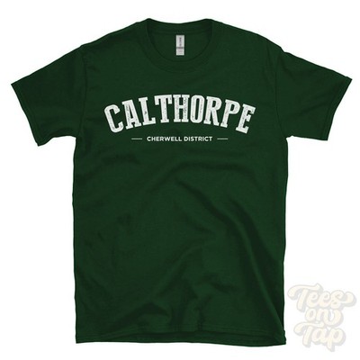 CALTHORPE CHERWELL DISTRICT T-SHIRT Banbury Oxfordshire England College Style