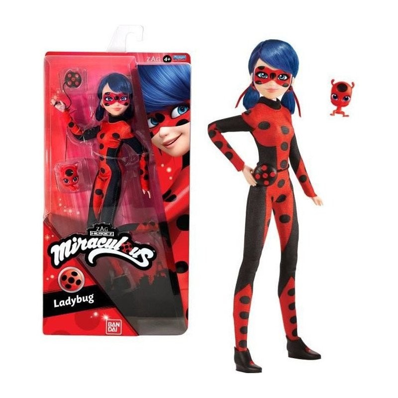 Poupée Ladybug Miraculous de 26 cm avec son nouveau costume de super-héroïne