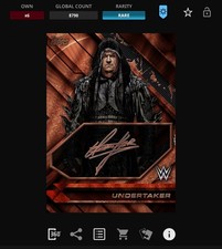 VIDEOGAME Topps WWE Slam 25 - SIGNATURE SERIES Bronze Motion - UNDERTAKER