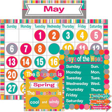 Tropical Punch Calendar Bulletin Board TCR2685 