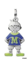 Boy Child Shaped Initial Charms Letters M thru W