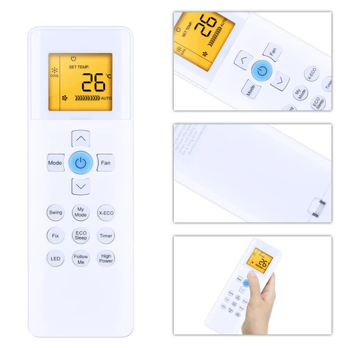 Generic Replacement For CARRIER Air Conditioner Remote Control RG67G(2S)/BGEF - Picture 1 of 6
