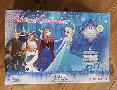 Adventskalender Frozen Die Eiskönigin von  Bullyland  mit allen Figuren Selten