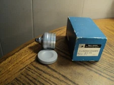 Vintage Bell & Howell 2-1/2 X Telephoto Attachment No. 07956  Lens Cap & Box USA