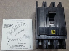 SQUARE D QOUR350 CIRCUIT BREAKER 240V 50A