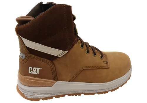 Brand New Caterpillar Mens Leather Impact Zip Carbon Composite Toe Work Boots - Picture 9 of 20