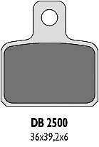 Plaquettes de frein KH351 anti-bruit pour éliminer l'usure des pièces DB2500MX-D