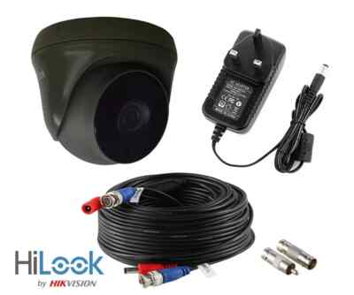 HiLook HD THC-T250-M 5MP 2,8mm CCTV Kamera & 18M Power-Video Kabel & 12V Netzteil