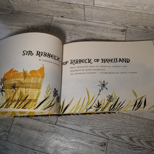 Sir Ribbeck of Ribbeck of Haveland Theodore Fontane Hardcover 1969 1st Ed w/DJ - Picture 5 of 9