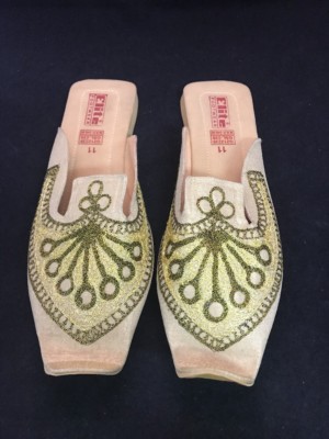 Elite Footwear Oriental Middle Eastern Bollywood Slip On Sandals Size 11 NWOT Z2