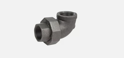 3/4 FNPT, Malleable Iron 90 Degree Union Elbow, Class 150 - 第 1/2 張圖片