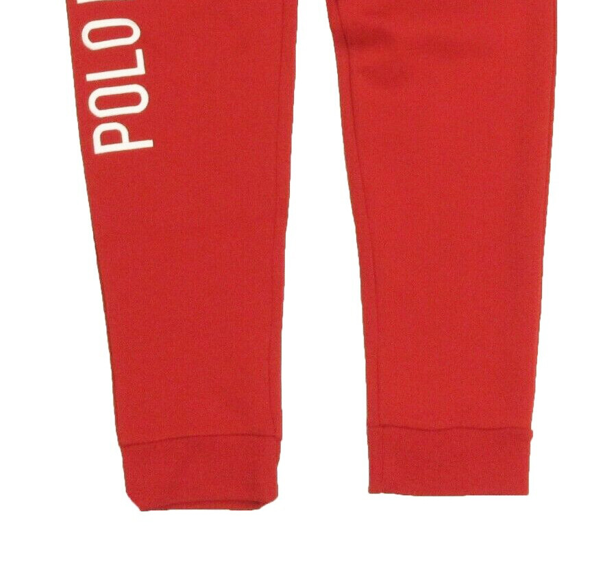 Polo Ralph Lauren Men's Red Embossed Logo Double Knit Jogger Pants | eBay