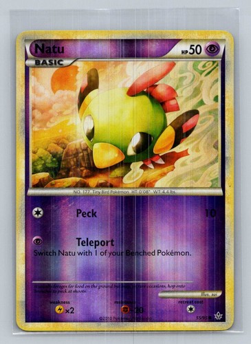 Natu Unleashed 55/95 Near Mint NM Reverse Holo