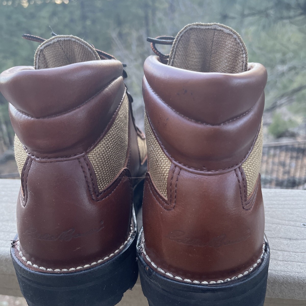 Danner x Eddie Bauer Hiking Boots Brown Leather/Canvas Gore-Tex
