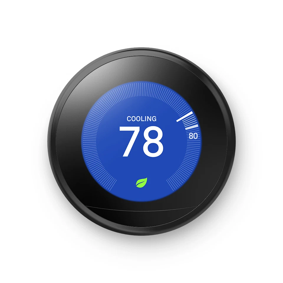 BLACK Pack: Nest Learning Thermostat 3rd gen + 1x Room Sensor + Power Connector - Image 3 of 4