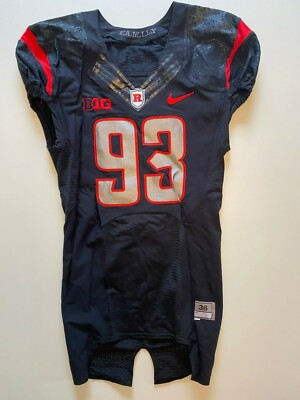 Rutgers Football Game Worn Issued Nike Jersey Big Ten NCAA  Size 36