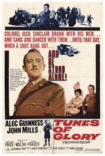 TUNES OF GLORY Movie POSTER 27x40 Alec Guinness John Mills Dennis Price Kay