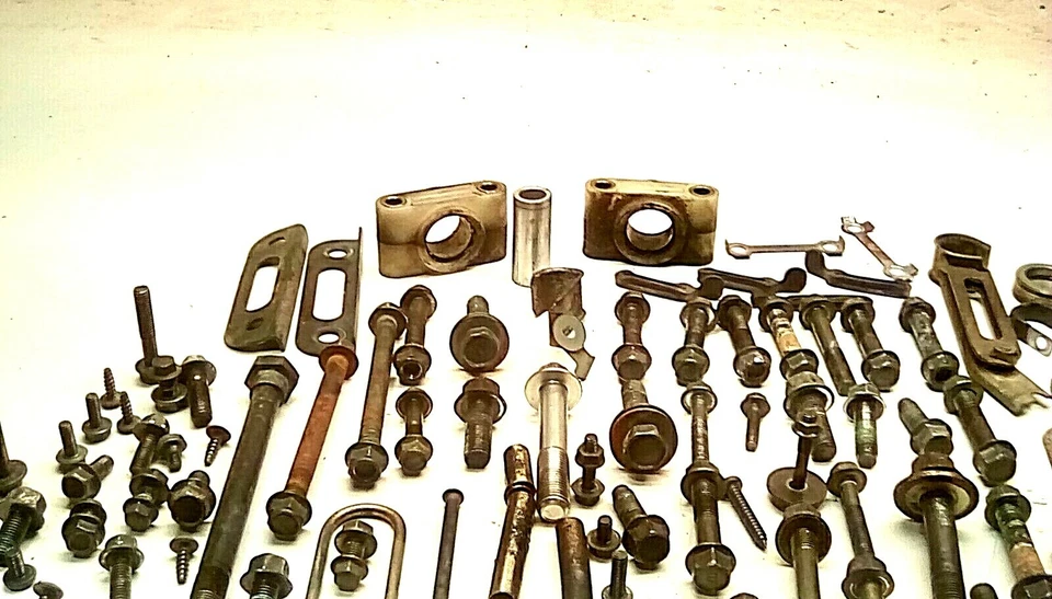 Yamaha Mountain Max 600 1997-1998 OEM Tuercas Pernos Montajes Triple Cuerpo Herrajes Foto 4 de 4