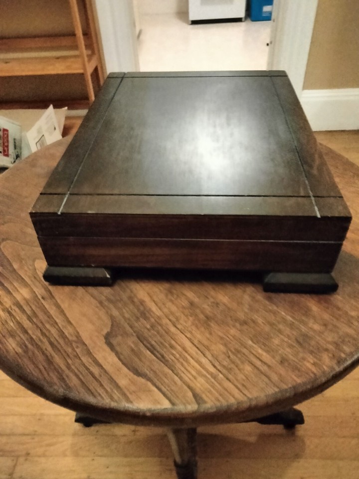 janel tarnish proof flatware chest w/silverware set eBay