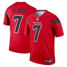 Houston Texans C.J. Stroud #7 Nike Men's Red 2025 Official NFL Legend Jersey