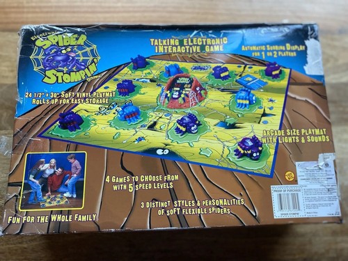 Spider Stompin' Game Fully Tested Toy Biz Vintage Boxed With Instructions VGC - Picture 18 of 23