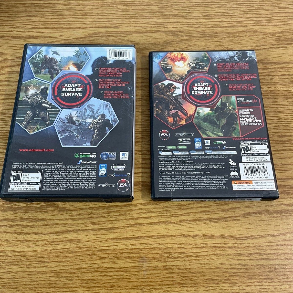 Crysis + Crisis Warhead PC Game Complete | eBay