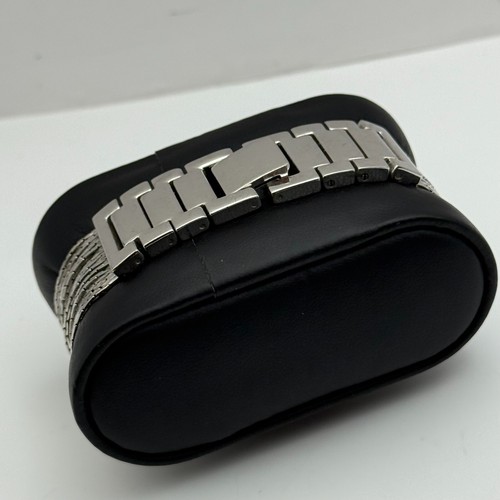 23mm Working Ladies DMQ Jewelled DQCZ Silver Tone Quartz Watch 6 Inches - Picture 6 of 22
