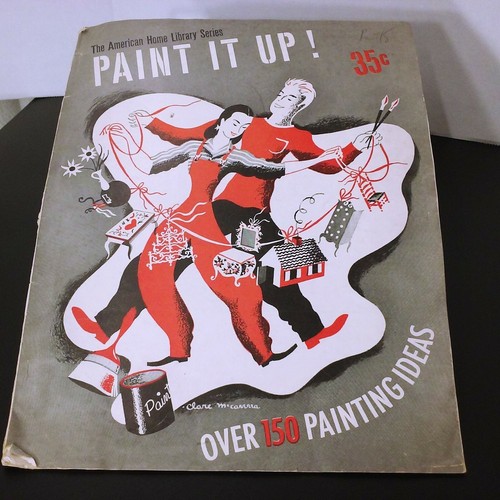 Paint it Up! 150 Painting Ideas American Home Library 1940s DIY Decor Magazine - 第 1/12 張圖片