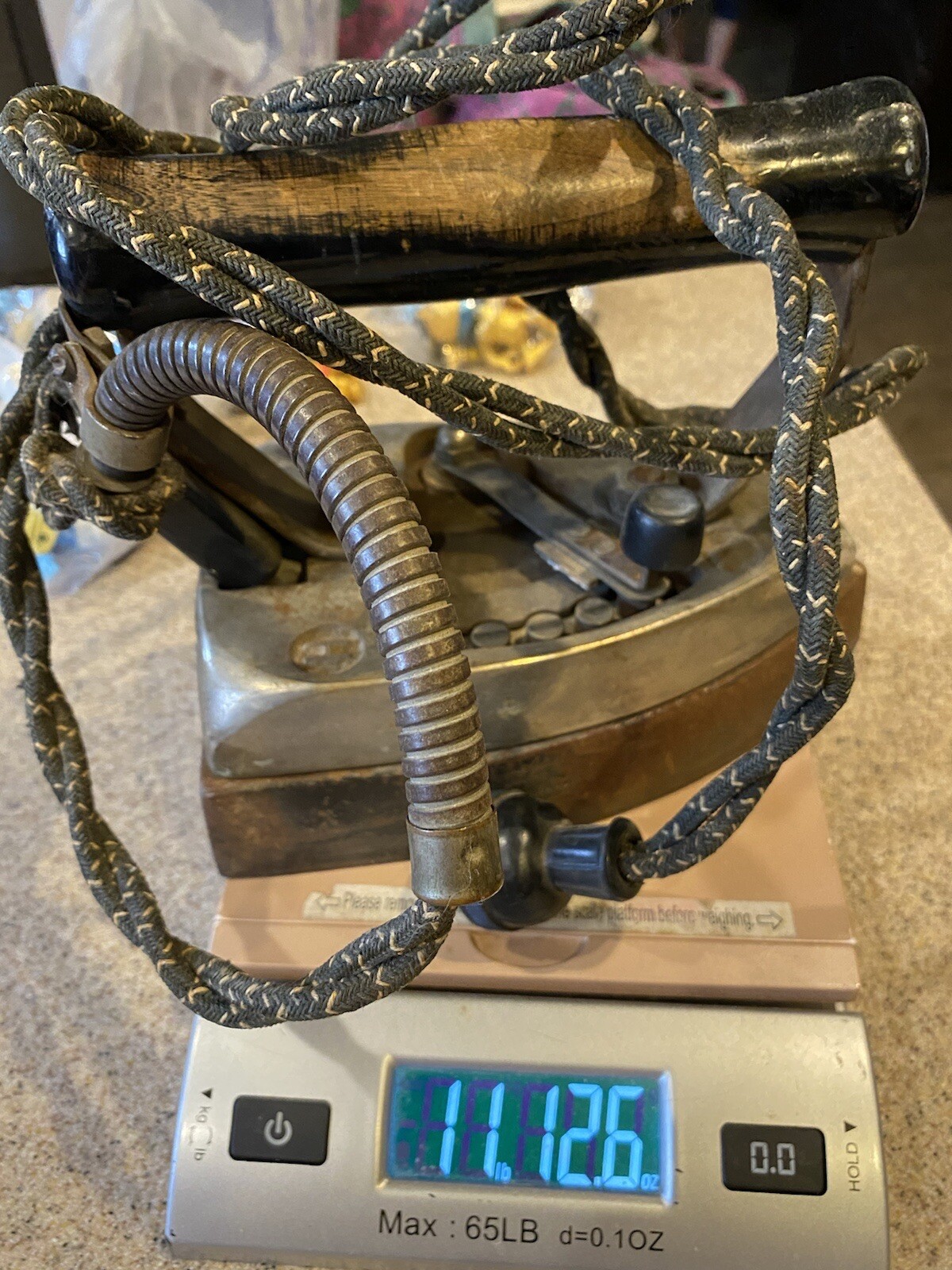 The Reimers Antique Vintage Cast IRON Electric Clothes Iron eBay