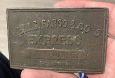 Wells Fargo Express Co. San Francisco Collectible Belt Buckle