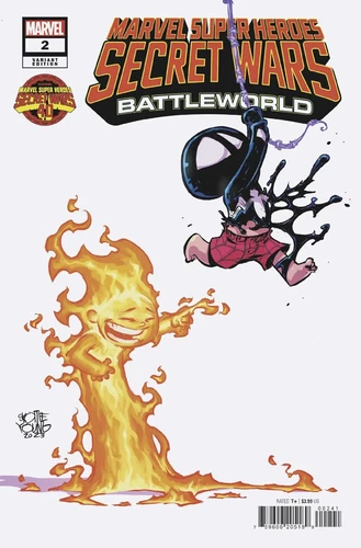 MARVEL SUPER HEROES SECRET WARS: BATTLEWORLD #2 (SKOTTIE YOUNG VARIANT)