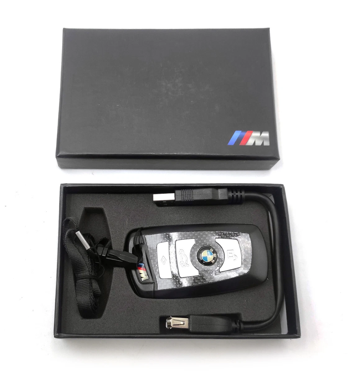 GENUINE BMW M Carbon USB Key Stick, Lanyard, 8GB Memory 