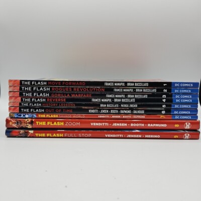 The Flash New 52 Vol. 1-9 Lot Complete Set Full Series DC Comics
